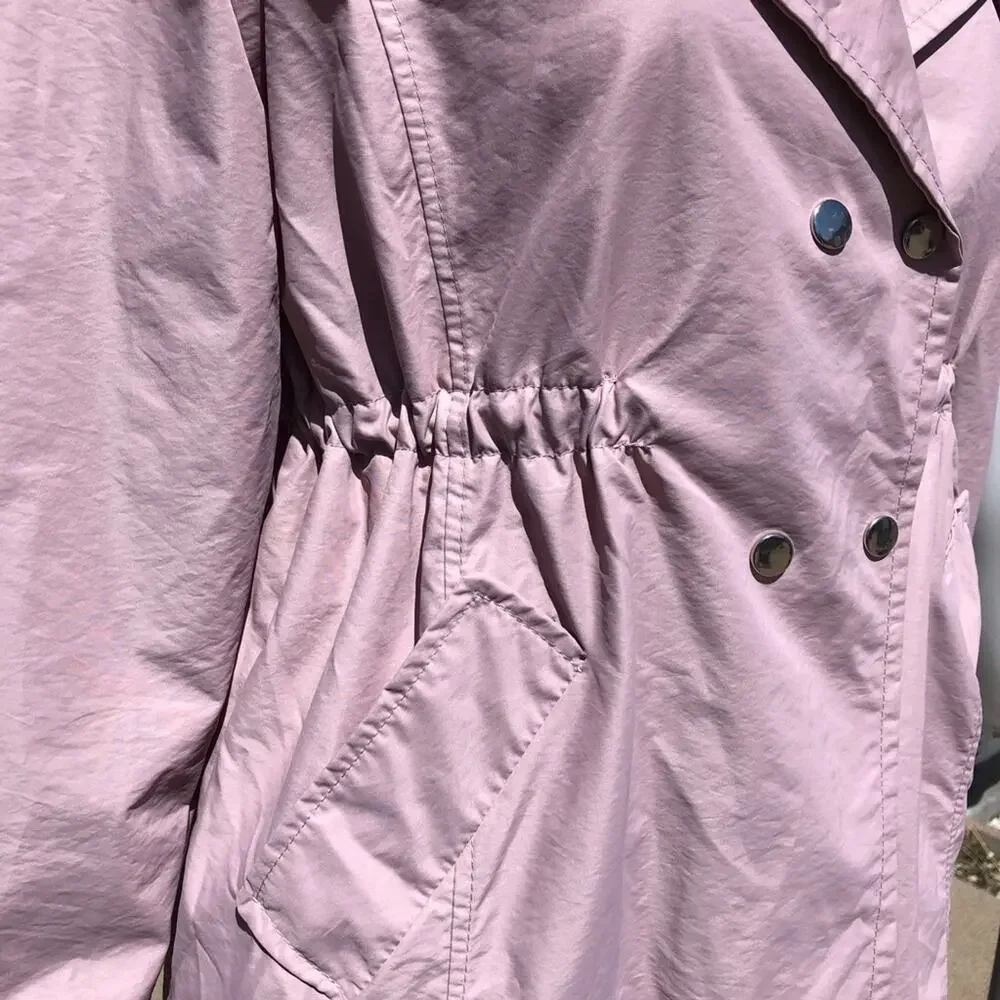 Y&P dusty pink lightweight jacket pockets medium NEW - Picture 5 of 10